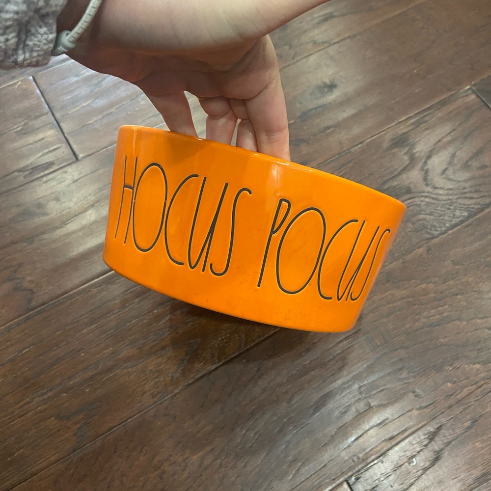 Orange Hocus Pocus pet bowl